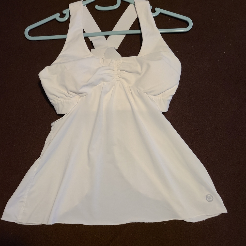 Titika white flow top